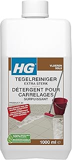 HG Nettoyant Puissant pour Carreaux et Joints - Nettoyant puissant pour sols de cuisine, salles de bains et surfaces en pierre - 1 L