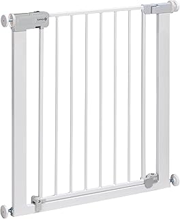 Safety 1st Auto Close Gate, Barrière de sécurité enfant Safety 1st, 73-80 cm (max. 136 cm), Barrière escalier enfant à pression, Ouverture d