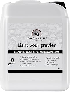 Liant pour gravier/paillis (5L) - Liant pour gravier, paillis et paillis de toutes sortes - (6 m²-10 m²)