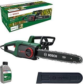Bosch Tronçonneuse Bosch, UniversalChain 40 (1 800 W, légère : 4,3 kg, vitesse de chaîne : 12 m/s, dans carton) - Édition Amazon