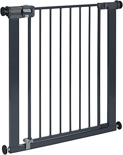 Safety 1st Easy Close Metal Gate, Barrière escalier enfant à pression 73-80 cm (max 108 cm), Barrière de sécurité enfant facile à fermer d