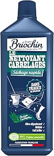 JACQUES BRIOCHIN - Super Nettoyant Carrelage - Séchage Rapide - Sans Traces - Ultra Dégraissant - Parfum Eucalyptus - 96.6% d